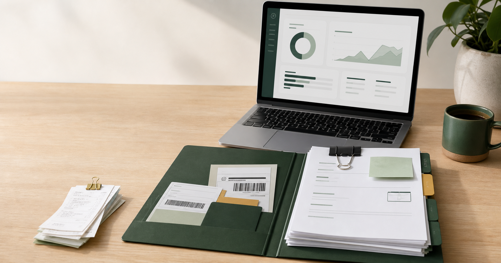 Organized ecommerce chargeback evidence packet kit on a desk